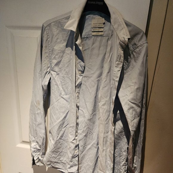 Slim Fit - Blue Chemise - Topman - Picture 1 of 3